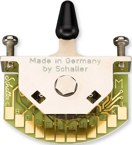 Schaller 15310013 Megaswitch S Переключатель 3-х позиционный, Stratocaster, никель.